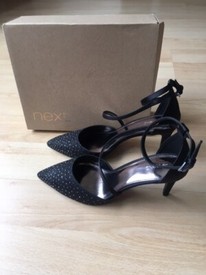 black sparkly heels uk